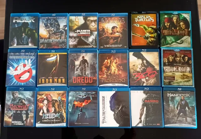 Lote Películas Blu-ray Acción y Aventura