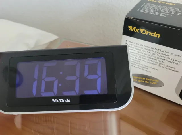 RADIO RELOJ DIGITAL MX ONDA MX-RRD6212.