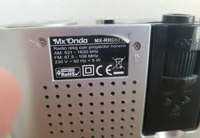 RADIO RELOJ DIGITAL MX ONDA MX-RRD6212.