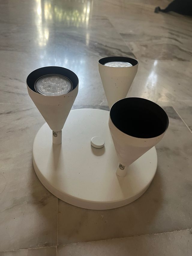 Aplique Techo 3 Luces Ikea Blanco
