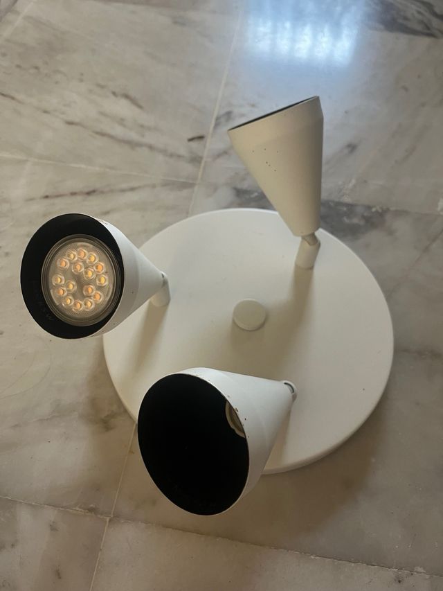 Aplique Techo 3 Luces Ikea Blanco
