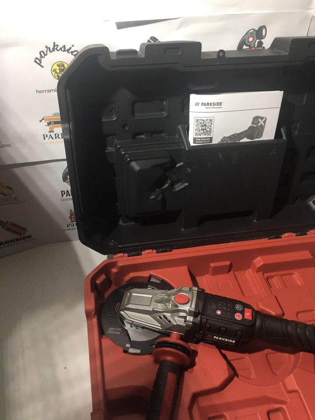 Amoladora Angular Parkside performance y tijeras