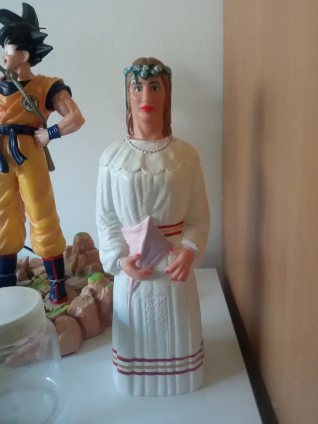 Figura gigante de goma