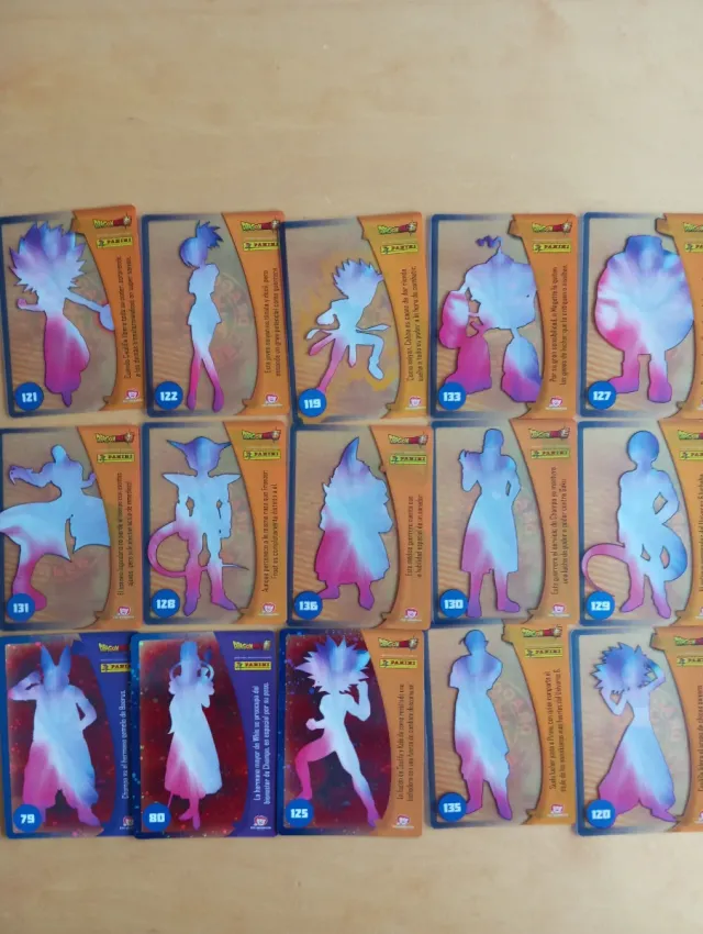 Cromos Dragon Ball - universo 6