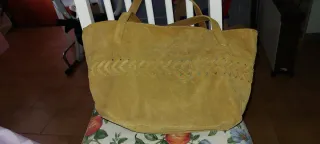 Borsa Max Mara scamosciata marrone