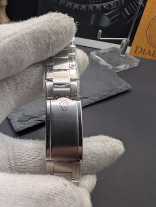 Pulsera Rolex Oyster de acero de 19 mm