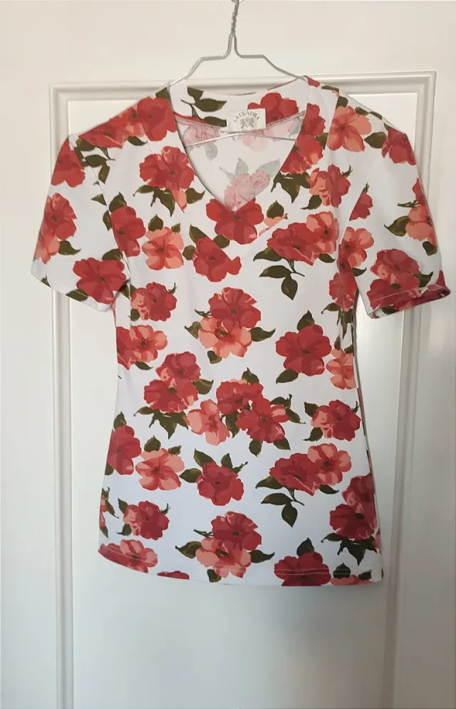 Camiseta La Cuadra Vintage Flores Talla Única