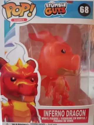 Funko Pop! Stumble Guys Inferno Dragon y Capt. Gol