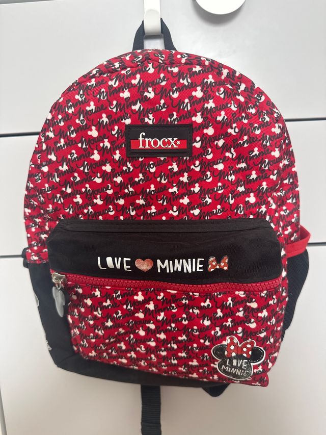 Mochila Infantil Minnie Mouse Roja- Original