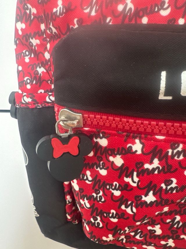 Mochila Infantil Minnie Mouse Roja- Original