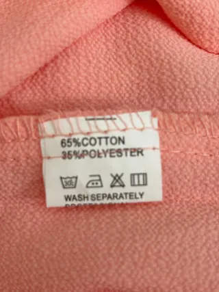 Blusa T. M rosa escote de pico de Minako