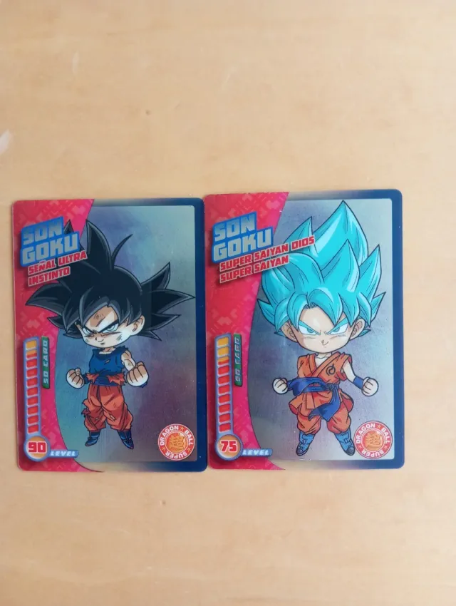 Cromos Dragon Ball Son Goku (2 unidades)
