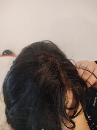 Peluca pelo natural moreno