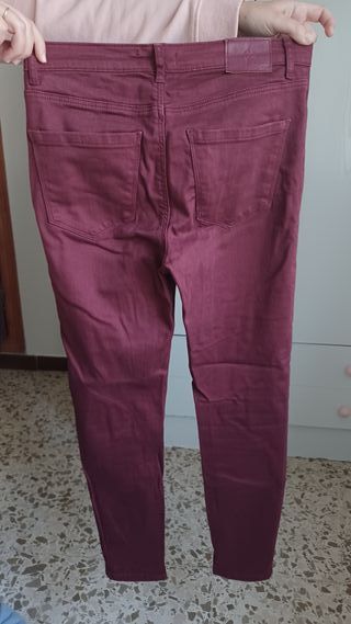 Pantalón Springfield Burdeos Mujer Talla S/36