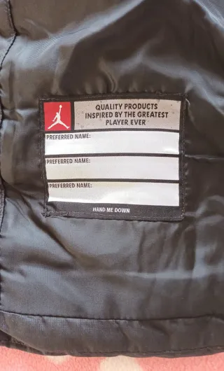 Chaqueta Jordan Talla 12-15 años, Gris/Negra