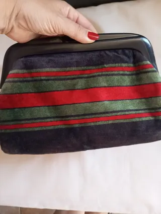 Pochette vintage a righe