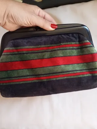 Pochette vintage a righe