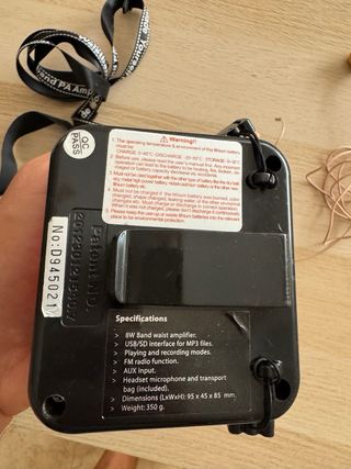 Sistema de audio portátil MARK AMC 15