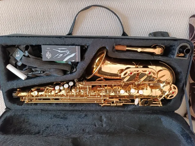 Saxofón Alto Bressant Dorado
