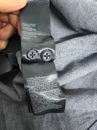 Camicia Tommy Hilfiger L Blu/Grigio