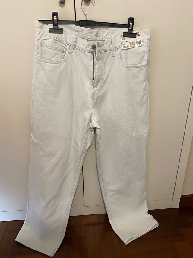 Uniqlo Jeans Ampi Azzurri