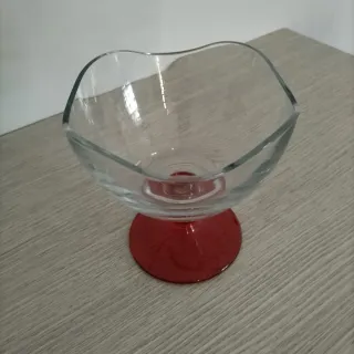 Bicchiere Ambrofoli Rosso Trasparente