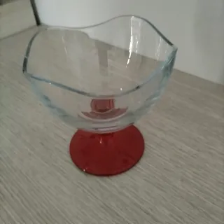 Bicchiere Ambrofoli Rosso Trasparente