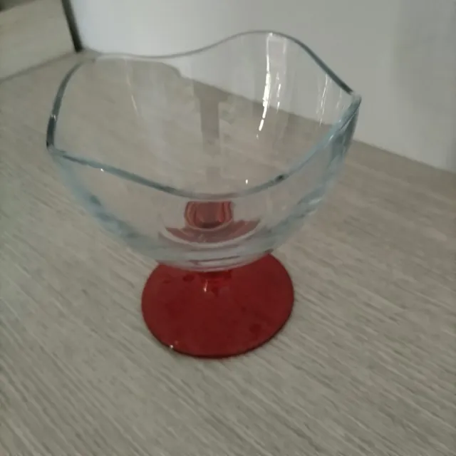 Bicchiere Ambrofoli Rosso Trasparente