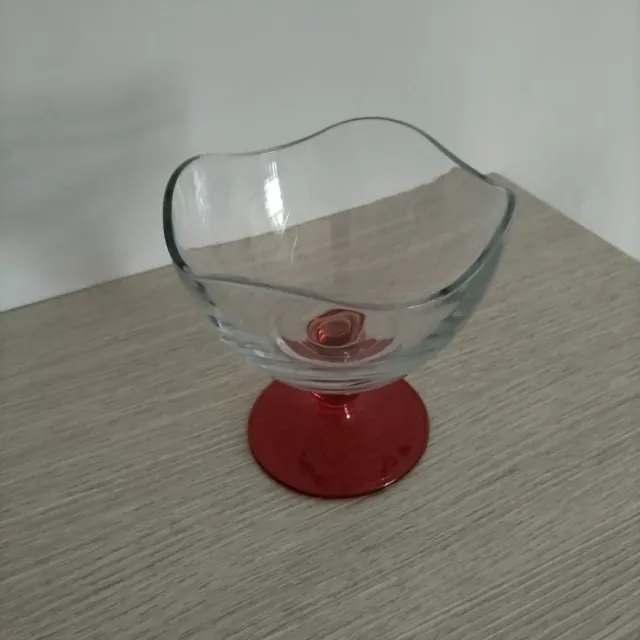 Bicchiere Ambrofoli Rosso Trasparente