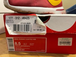 Zapatillas Nike Cortez Rojas y Amarillas