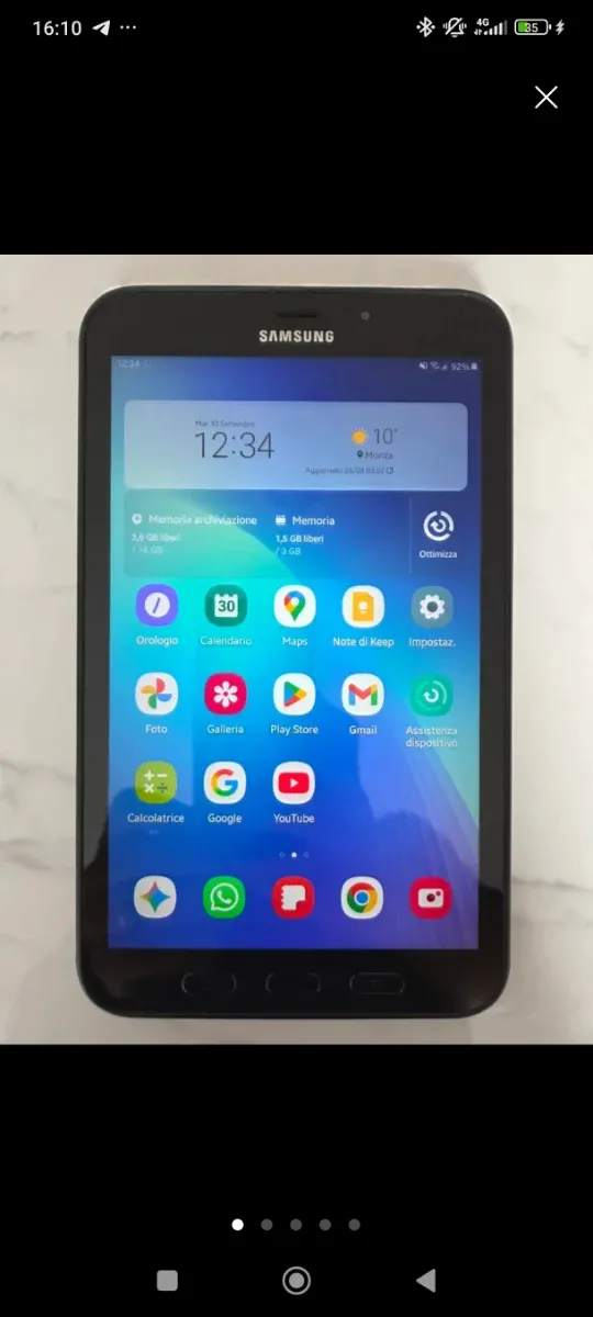 Samsung Galaxy Tab Active 2 Negro