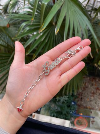 Bracciale simil Guess con brillantini