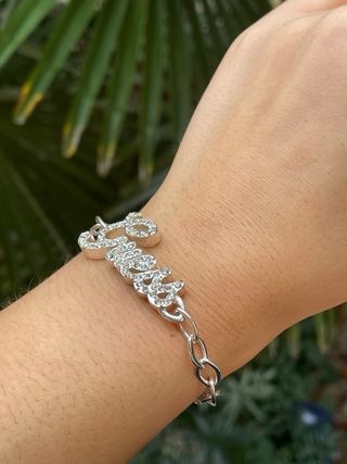 Bracciale simil Guess con brillantini