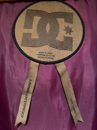 Chaqueta DC Negra Impermeable Nieve