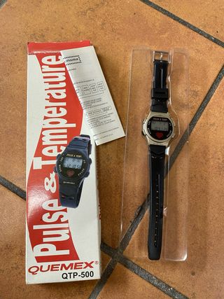 Reloj QUEMEX QTP-500 Pulse & Temp Vintage