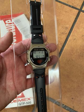 Reloj QUEMEX QTP-500 Pulse & Temp Vintage