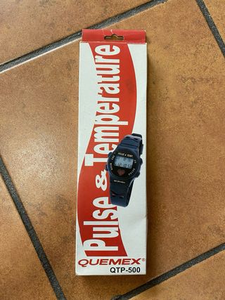 Reloj QUEMEX QTP-500 Pulse & Temp Vintage