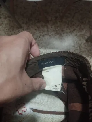 Gorra DSQUARED2 Marrón Corduroy