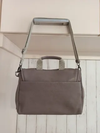 Bolso bandolera Slang color visón