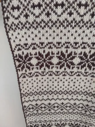 Sciarpa Enrico Coveri Beige/Marrone Nuova