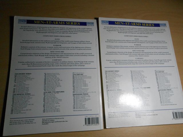 Collezione Osprey Men-at-Arms Series