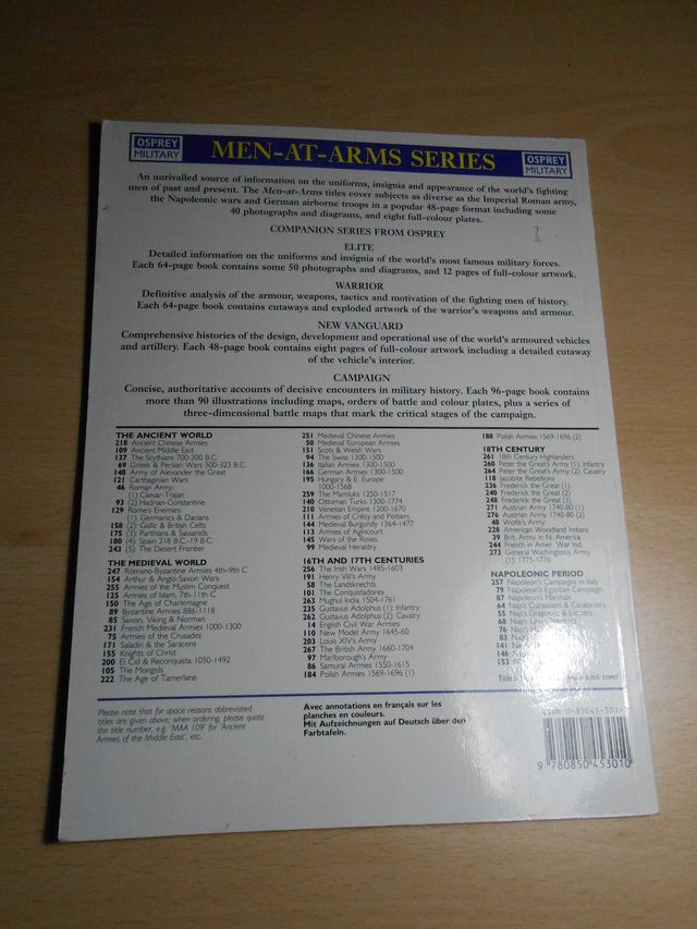 Collezione Osprey Men-at-Arms Series