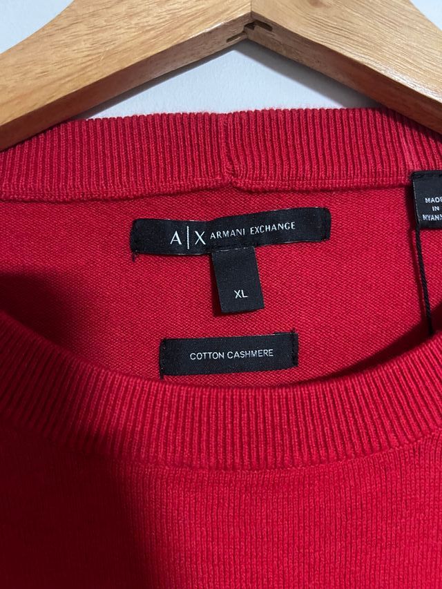 Jersey Armany Exchange XL Rojo