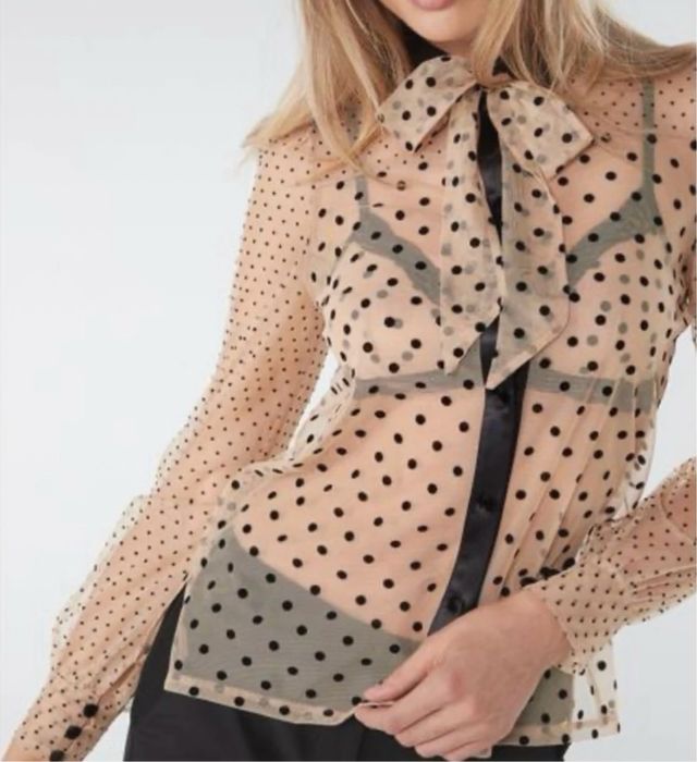 Camicetta Intimissimi Pois Trasparente Tg S