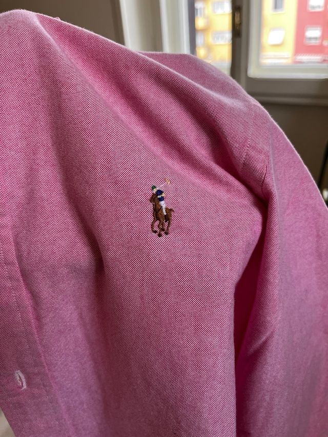 Camicia Ralph Lauren rosa uomo