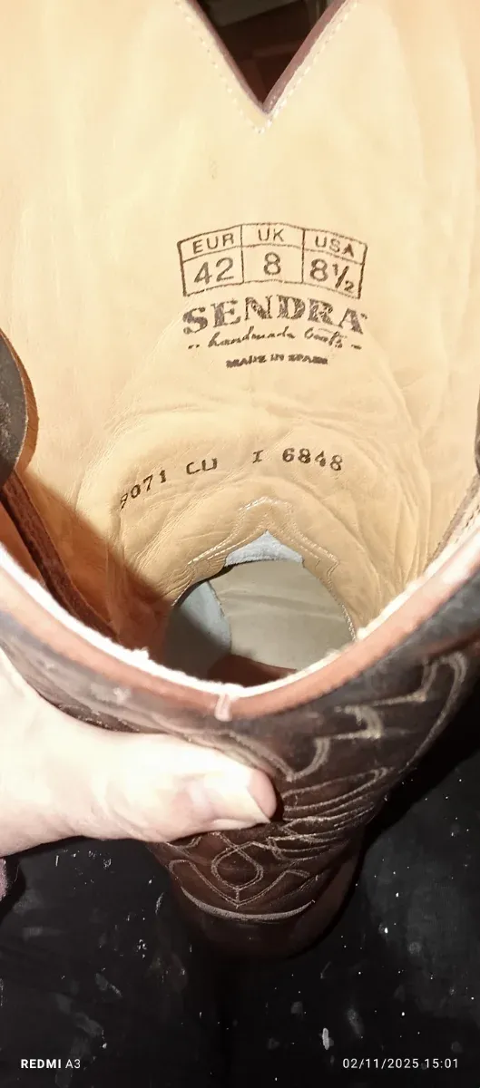 Botas Sendra Cuero Marrón Talla 42