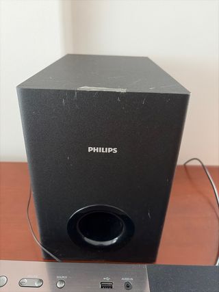 Barra Sonido y Subwoofer Philips Negro