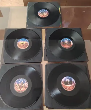 Helloween Caja 5 Vinilos Lp United Alive in Madrid