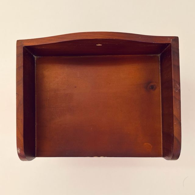 Caja llavero de madera