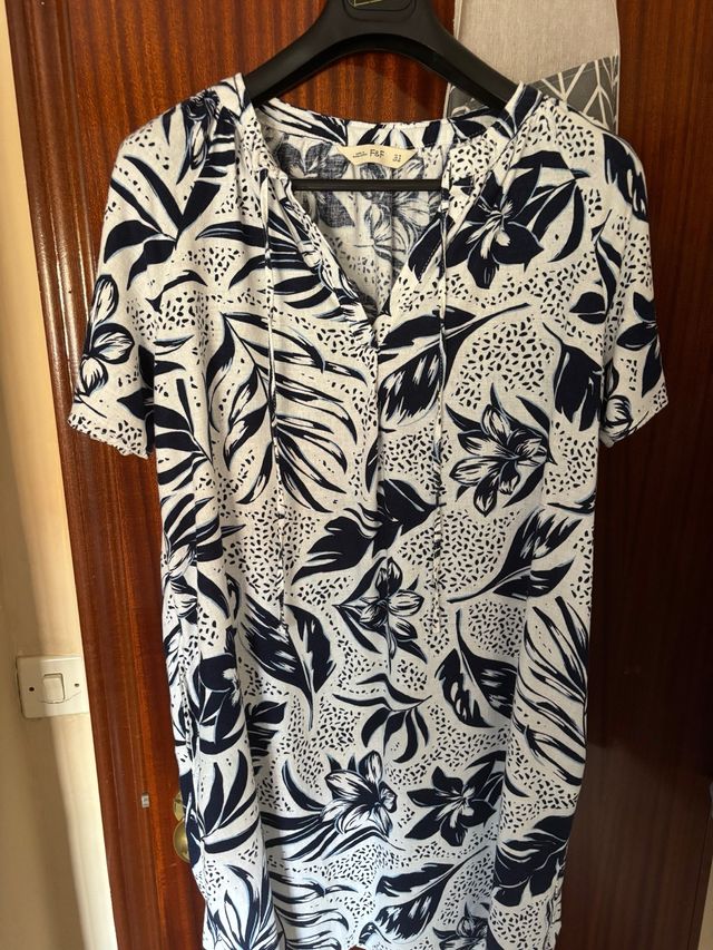 Vestido F&F Talla 38 Estampado Floral